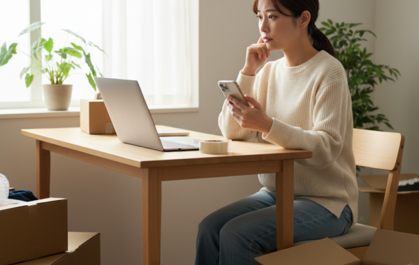 メルカリ出品・発送で迷う
