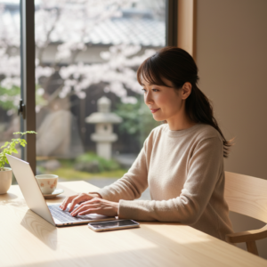 京の都より、在宅PC仕事への第一歩をお話しいたします🌸