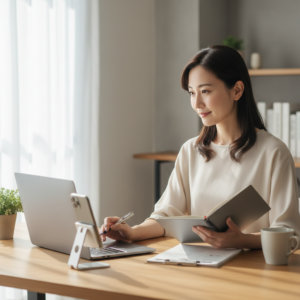 【在宅PC面接で夢を叶える！主婦の皆様へ贈る、自己PRの秘訣と履歴書準備の要点🌷】